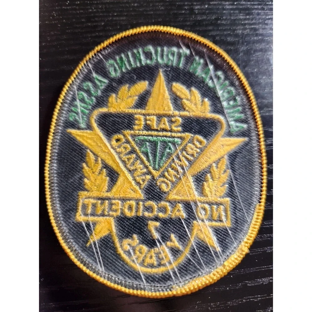 American Trucking Assns Safe Driving Award Patch No Accident 7 Years Embroidered